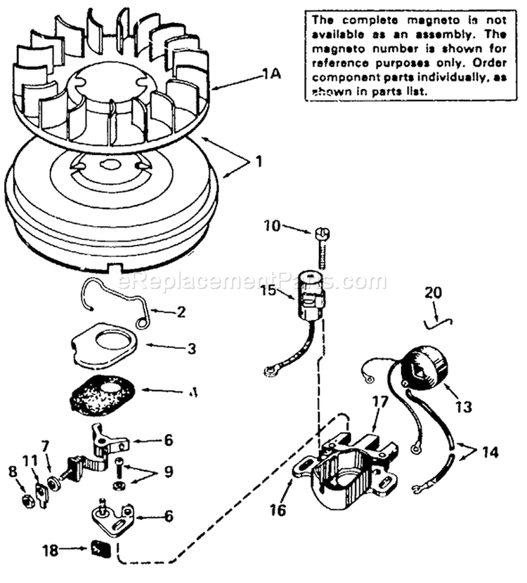 Page D Diagram and Parts List for 8762-0  Briggs and Stratton Generator
